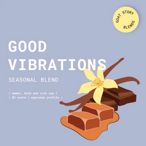 GOAT Story, Good Vibrations kava, Integralno zrno (bez mljevenja), 500g