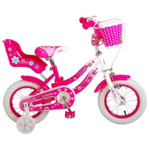 Dječji bicikl Volare Lovely 12" rozo/bijeli slika 1