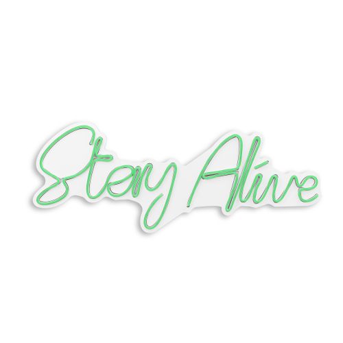 Wallity Zidna LED dekoracija, Stay Alive - Green slika 6