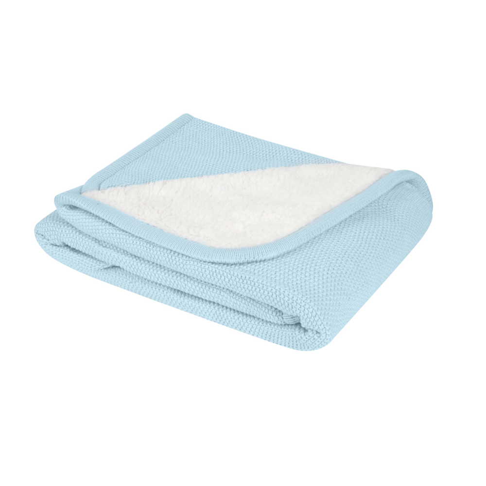 Kikka Boo Pletena dekica Dream Big 75x100cm, Blue slika 2
