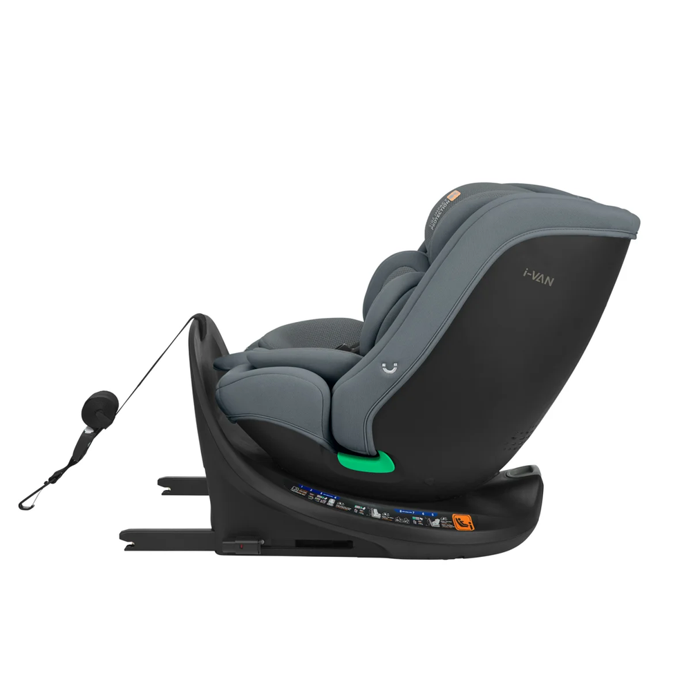 Kikka Boo Rotirajuća autosjedalica 40-150Cm I-Van i-Size Isofix, Dark Grey slika 7