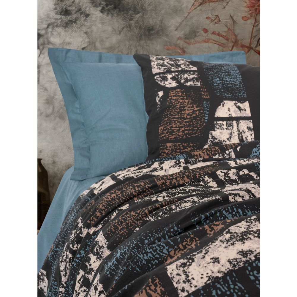Ranforce double quilt cover set Senso, colour: petrol green slika 2