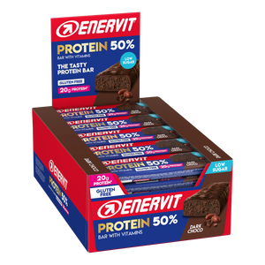 Enervit Sport čokoladice Protein Bar 50% Dark Choco 40g, 30 komada