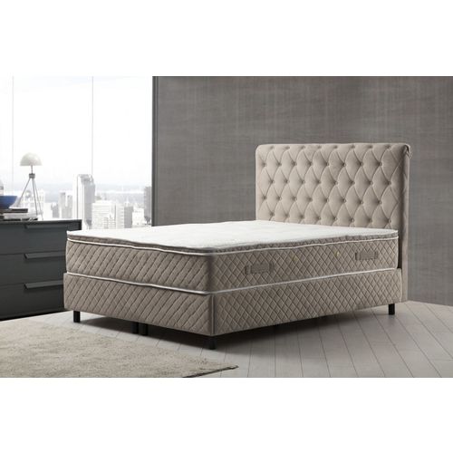 Sonata Set 120 x 200 - Beige Beige Single Mattress, Base & Headboard slika 1