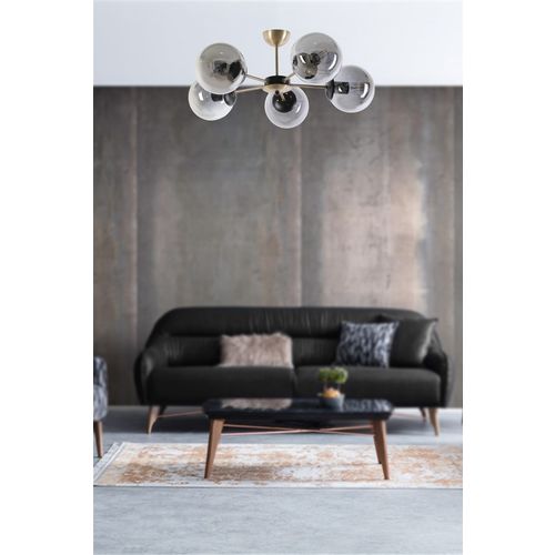 Venüs 5 Li Füme Camlı Avize Copper
Fume Chandelier slika 1