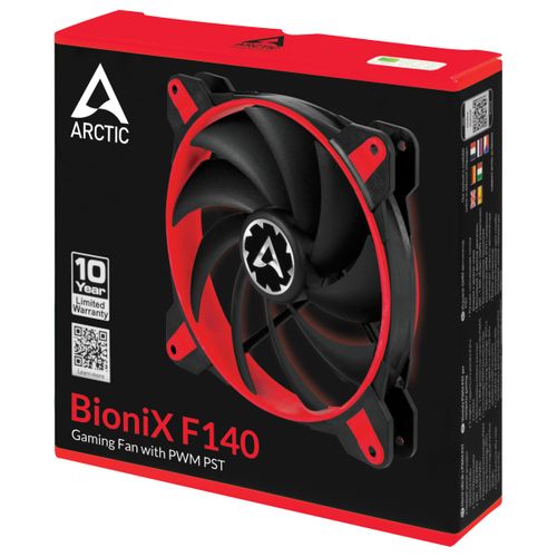 ARCTIC BioniX F140 PWM PST 140mm ventilator, crveni slika 5