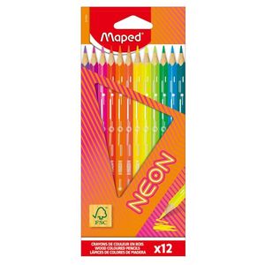 Maped Bojice drvene 12/1 NEON 