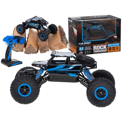 RC automobil na daljinski Rock Crawler HB 2.4GHz 1:18 plavi slika 1