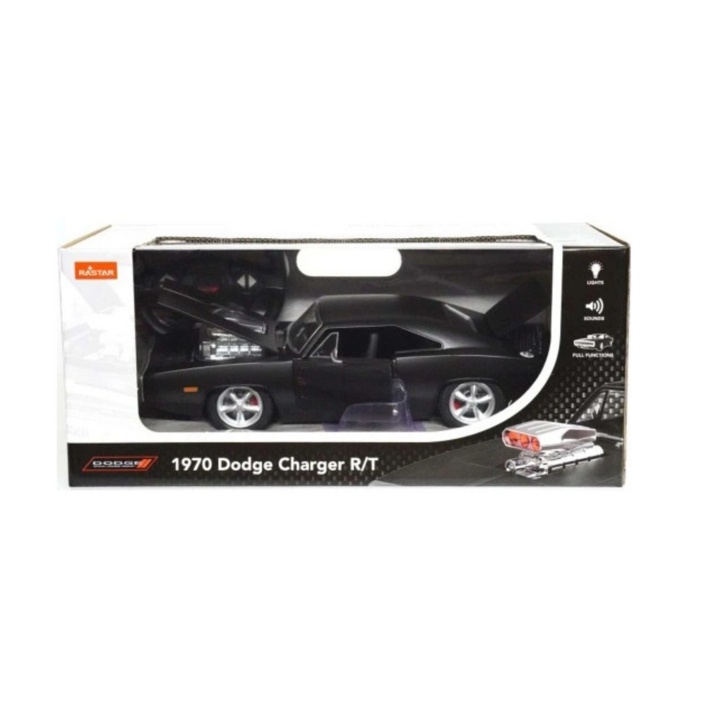 RC auto 1:16 daljinski upravljač Dodge Charger R/T otvarajući elementi crne boje slika 4