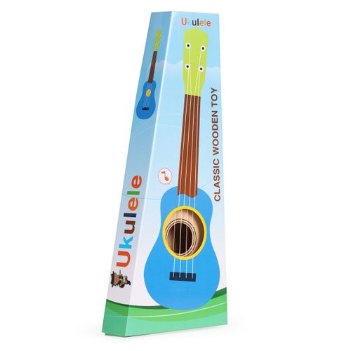 EcoToys dječji ukulele bež slika 5