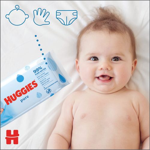 Huggies vlažne maramice pure 56kom slika 3