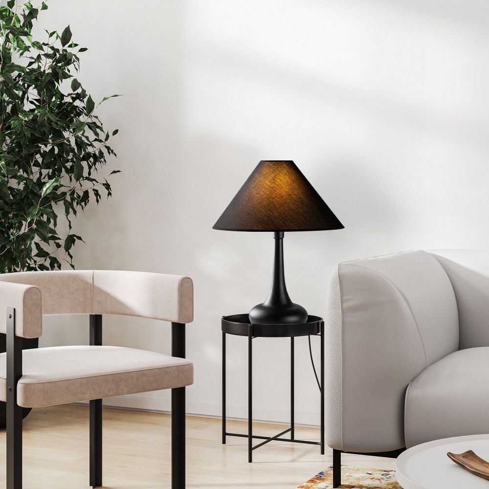 Luna - Crna Stolna Lampa 15250 slika 3