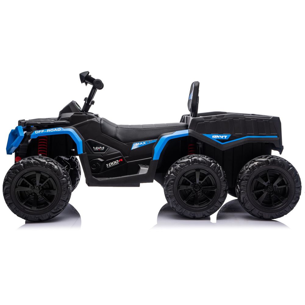 Baterijski Quad ATV 6 kotača s prikolicom JC606 24V 4x4 Plavi slika 4