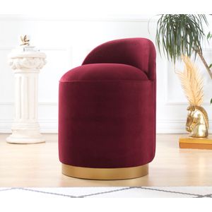 Dover - Pouf u boji burgundca