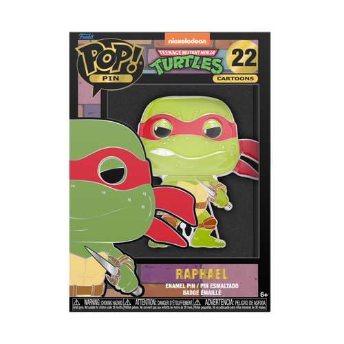 Funko Pop! Pin TMNT: Raphael - Kolekcionarska Figura slika 1