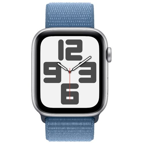 Apple Watch SE GPS 44mm Silver with Winter Blue Sport Loop slika 2