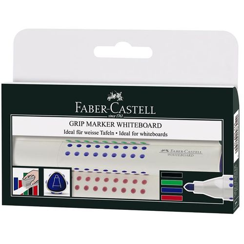 Board marker Faber Castell GRIP 1583 set 1/4 slika 1