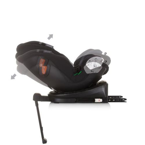 Chipolino autosjedalica I-SIZE 40-150 cm ISOFIX 360 "TOURINO" obsidian slika 7