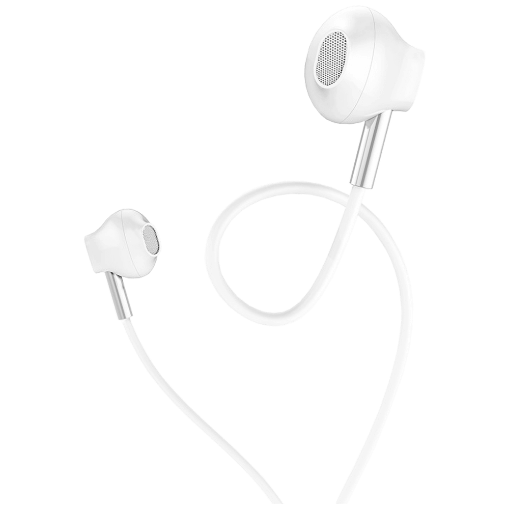 hoco. Slušalice sa mikrofonom, 3.5 mm,dužina kabela 1.2 met,bijela - M57 Sky sound, White slika 2