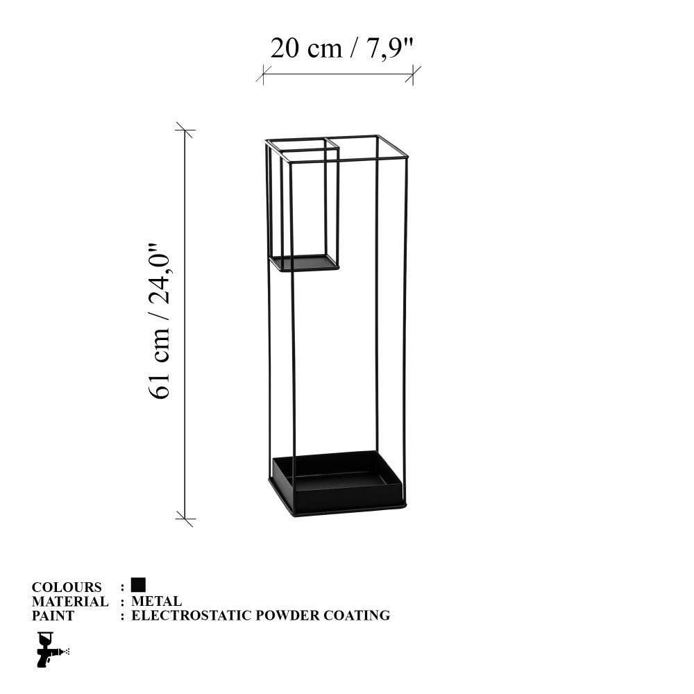 Umbrella stand Şemsiye-A - 008, colour: black slika 7
