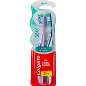 Colgate četkica za zube 360° medium 1+1