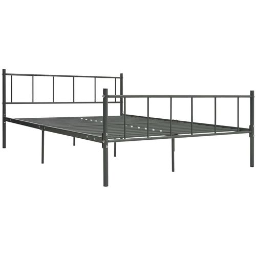 Okvir za krevet sivi metalni 180 x 200 cm slika 7