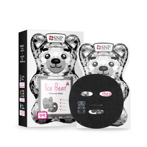 SNP Ice Bear Charcoal Mask 33ml za učvšćivanje i elastičnost kože, sužava pore