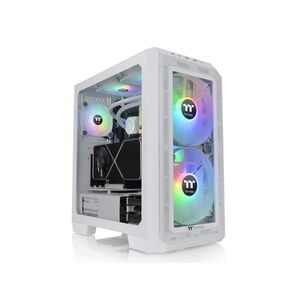 Thermaltake View 300 MX Snow Mid tower, tempered glass 2x 200mm ARGB PWM fan, 1x 120mm ARGB