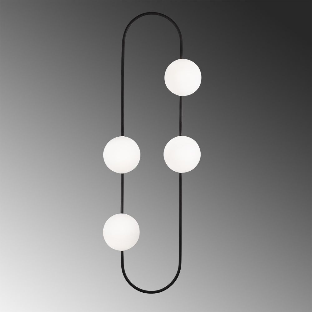 Abaküs - 4901 Crna i Bijela Zidna Lampa slika 4