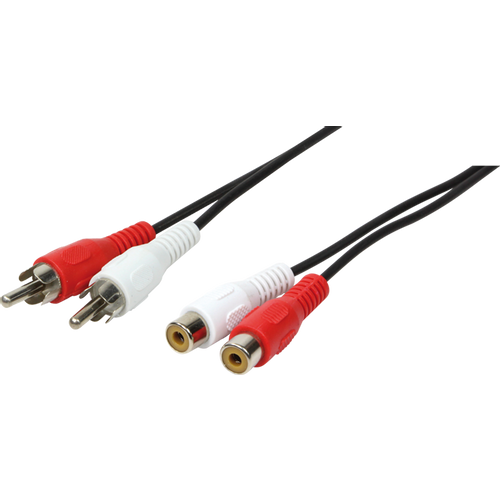 LogiLink audio kabl 2xRCA/M - 2xRCA/F 5.0 m slika 1