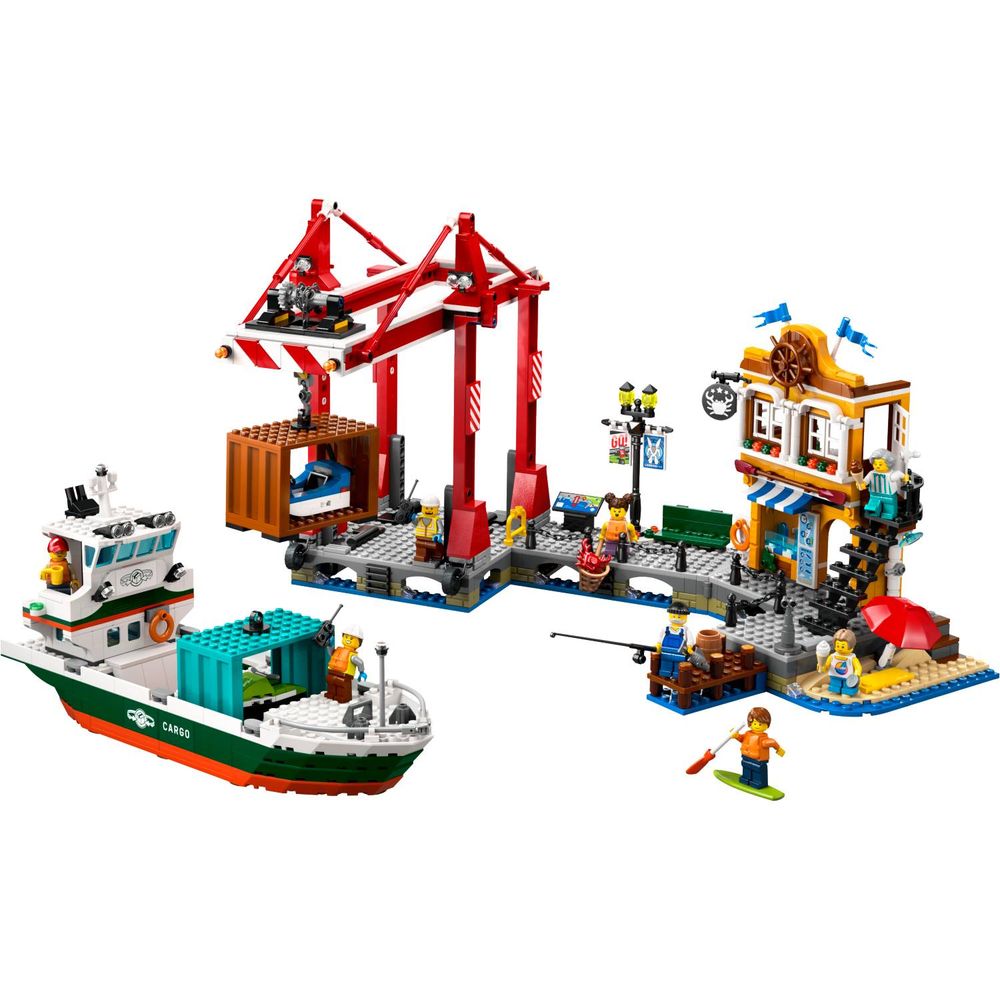 LEGO 60422 Luka i teretni brod slika 2