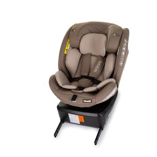 Chipolino autosjedalica  I-SIZE 40-150 cm ISOFIX 360 "VOLARE" macadamia slika 10