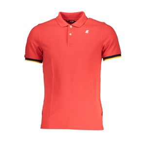 K-WAY RED MEN'S SHORT SLEEVED POLO SHIRT