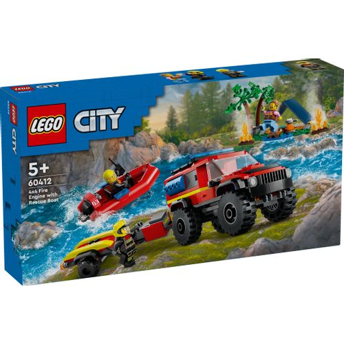 LEGO® CITY 60412 Vatrogasni terenac s čamcem za spašavanje slika 6