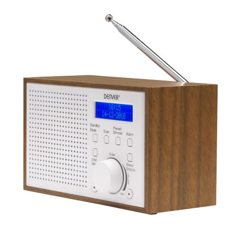 Denver DAB-46 Radio FM Beli slika 1