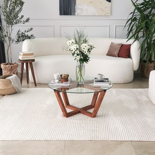 Lotus Wooden Coffee Table slika 1