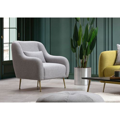 Atelier Del Sofa Fotelja wing SEVILLA siva, Sevilla Armchair - Grey slika 1