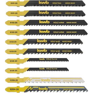 KWB Set reznih pila za ubodnu pilu 10/1, za TC-JS 18 Li, TC-JS 60/80/85