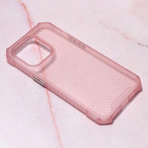 Maska Carbon Crystal za iPhone 14 Pro 6.1 pink slika 1