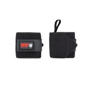Gorilla Wear Steznici za zglobove BASIC, Crno/Crveni