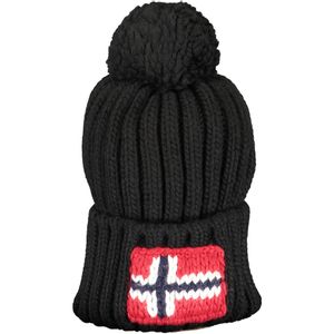 NAPAPIJRI BLACK MEN'S BEANIE