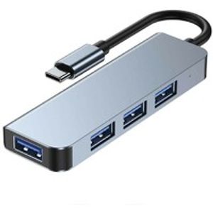 Adapter Tip C 6/1 4K HDMI/USBx2/SD/TF/USB-C/PD 87W KT-601G Kettz