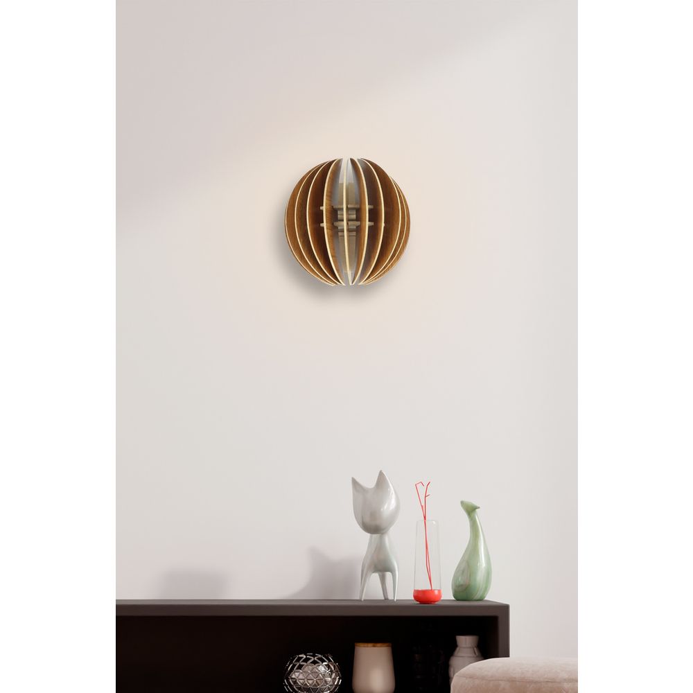 208-SK Lampa za zid od orahovog drveta slika 1