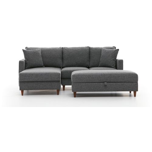 Atelier Del Sofa Kutna garnitura, Sivo, Eva Left - Grey slika 5