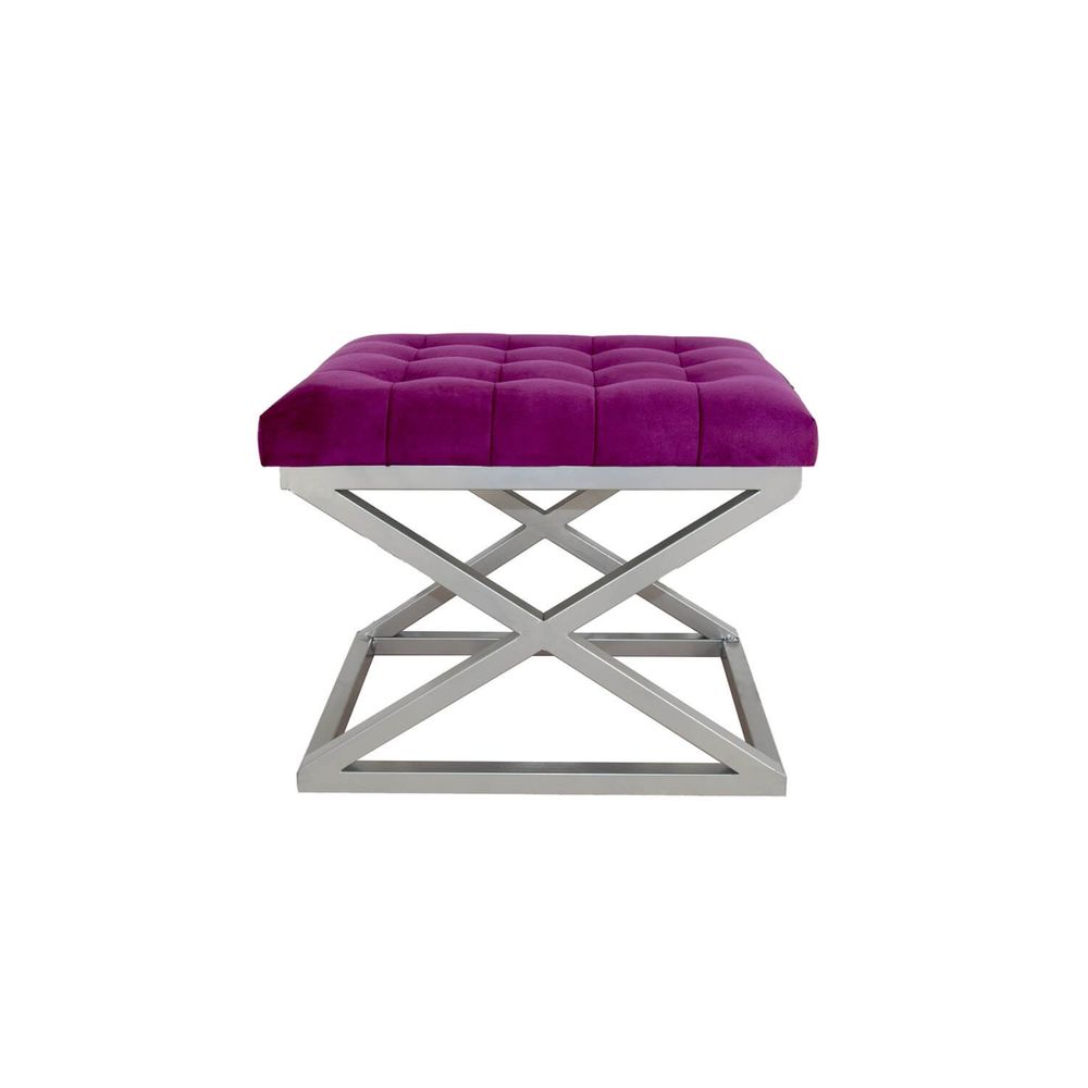 Capraz - Srebrna, Fuchsia Srebrna Fuchsia Pufna slika 1
