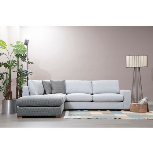 Atelier Del Sofa Kutna garnitura, Sivo Svijetlo siva, Loop 1 slika 2