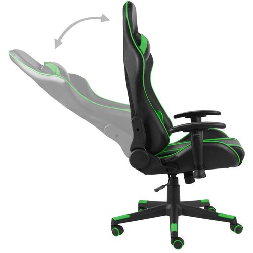 Okretna igraća stolica zelena PVC slika 13