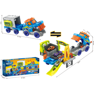 Mks880378 Inženjersko Katapult Vozilo s 2 Alu Autića 47x20cm