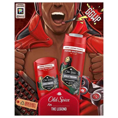 Old Spice x-mass WolfThorn GAMER muški poklon set slika 1