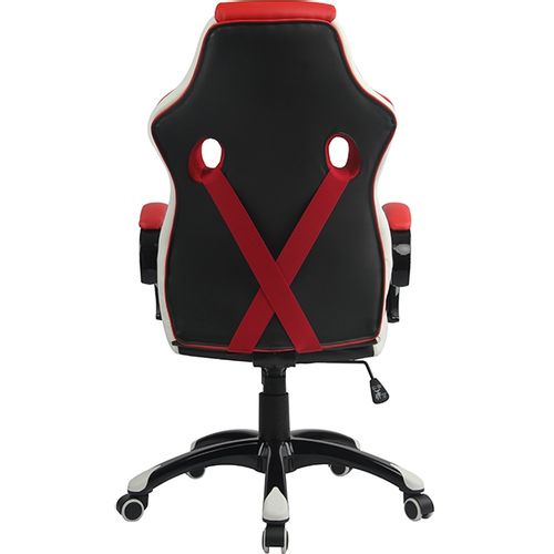 Gamerska stolica Bytezone Racer PRO (crno-siva-crvena) slika 4